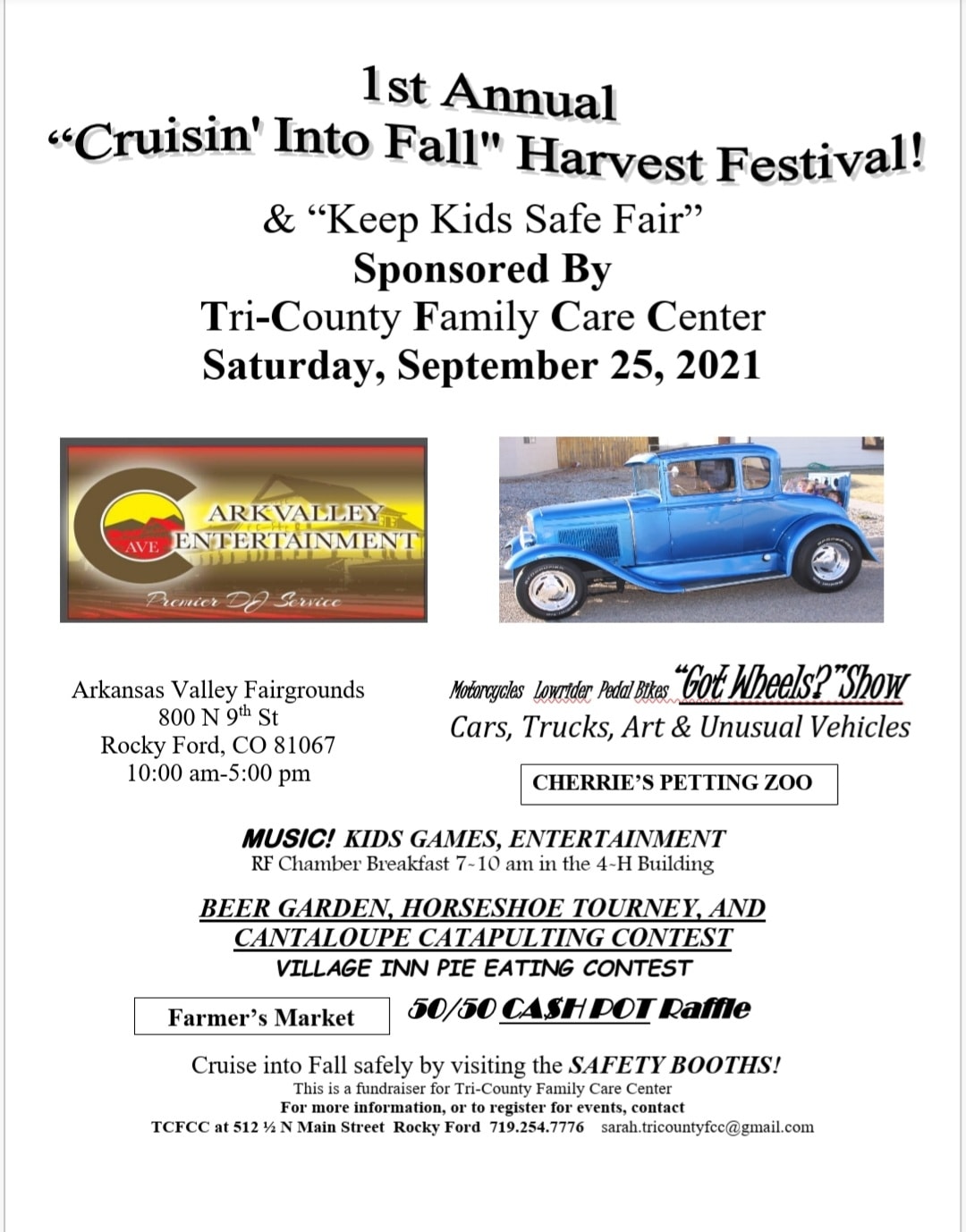 Tri-County Family Care Center Cruisin Into Fall Flyer
